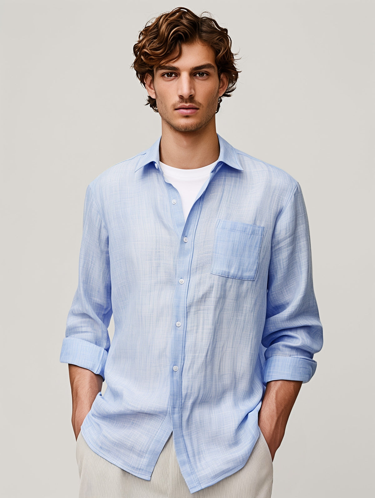 Chemise boutonnée essentielle