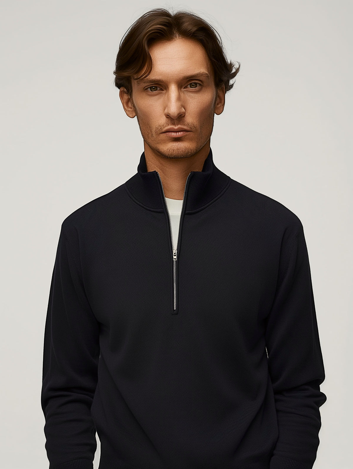 Quarter-Zip Knit