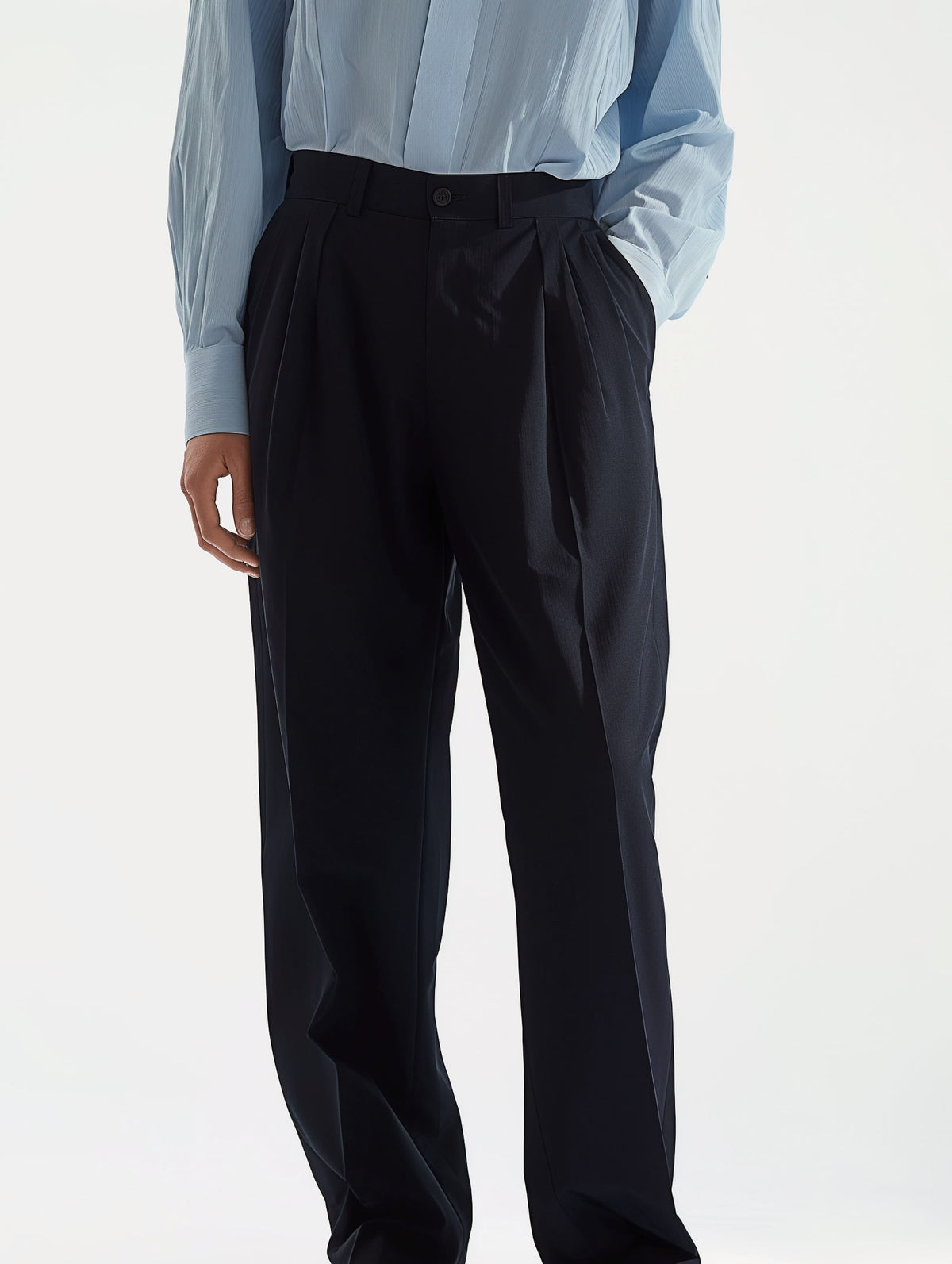 Pantalon à jambes larges