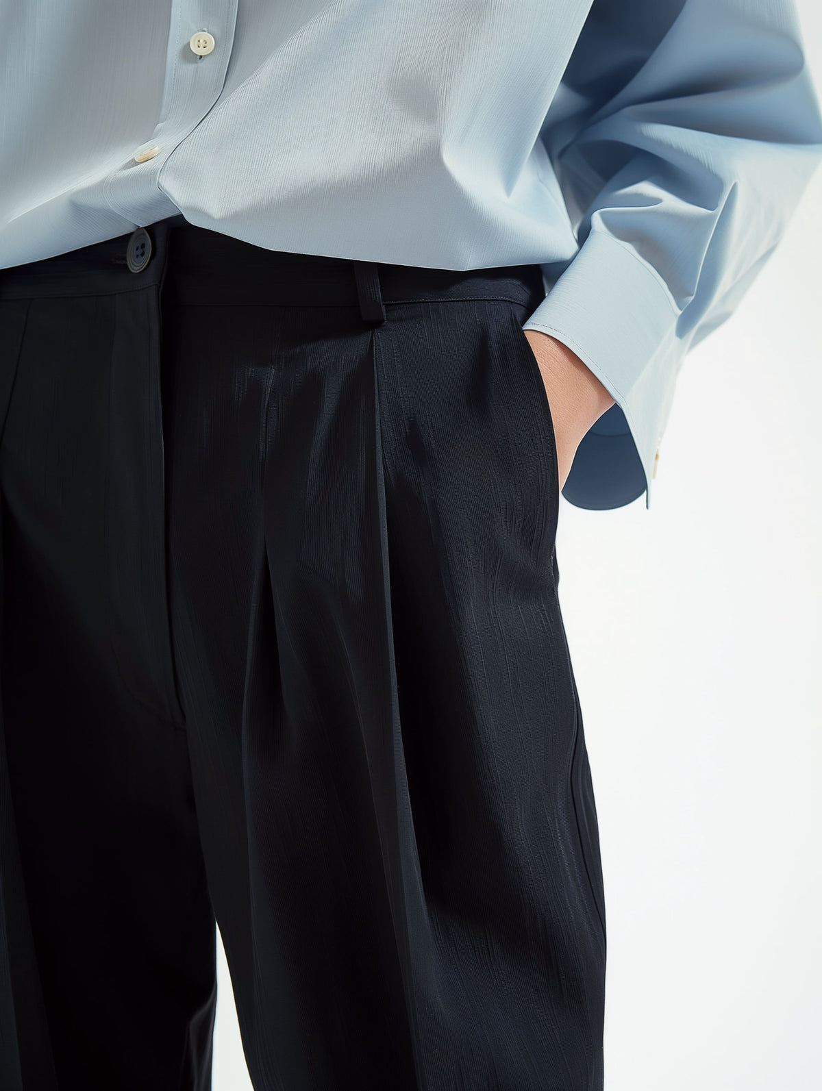 Pantalon à jambes larges