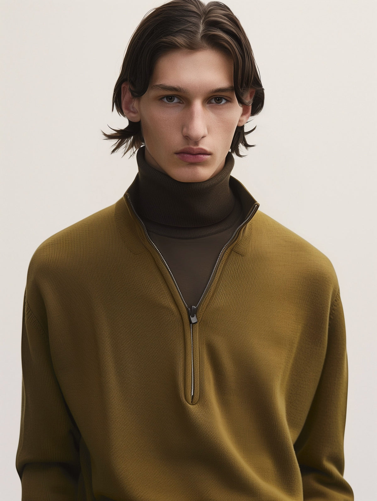 Zip-Collar Sweater