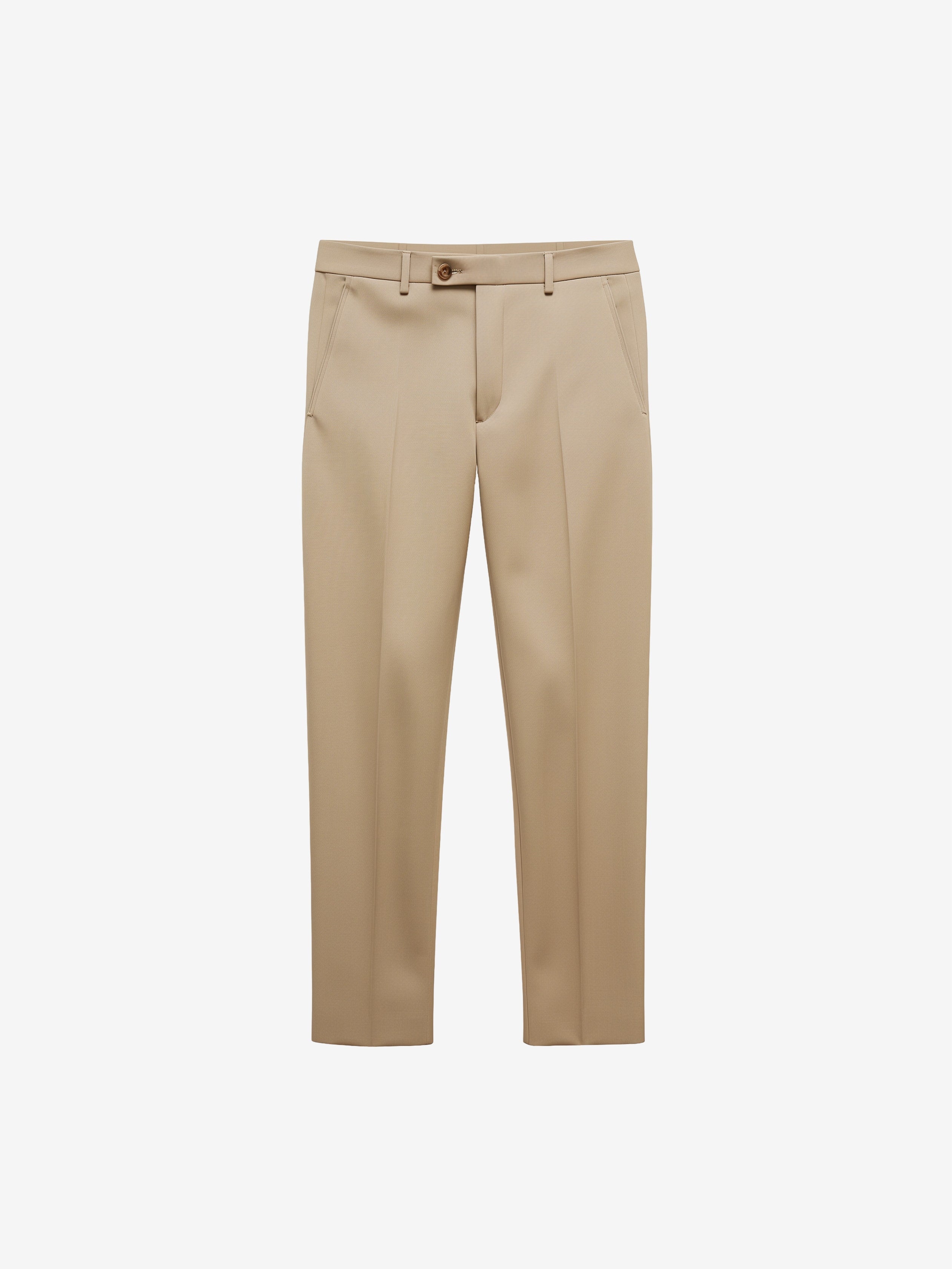 Pantalon droit texturé