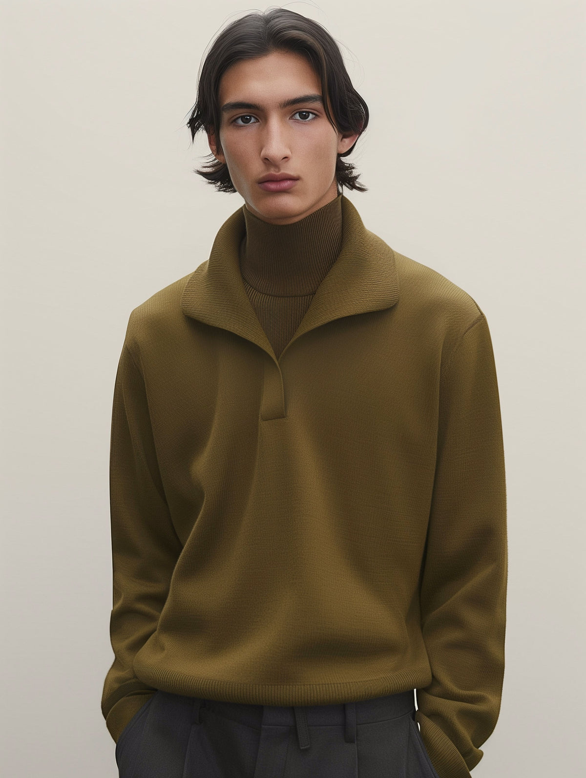 Relaxed Knit Polo