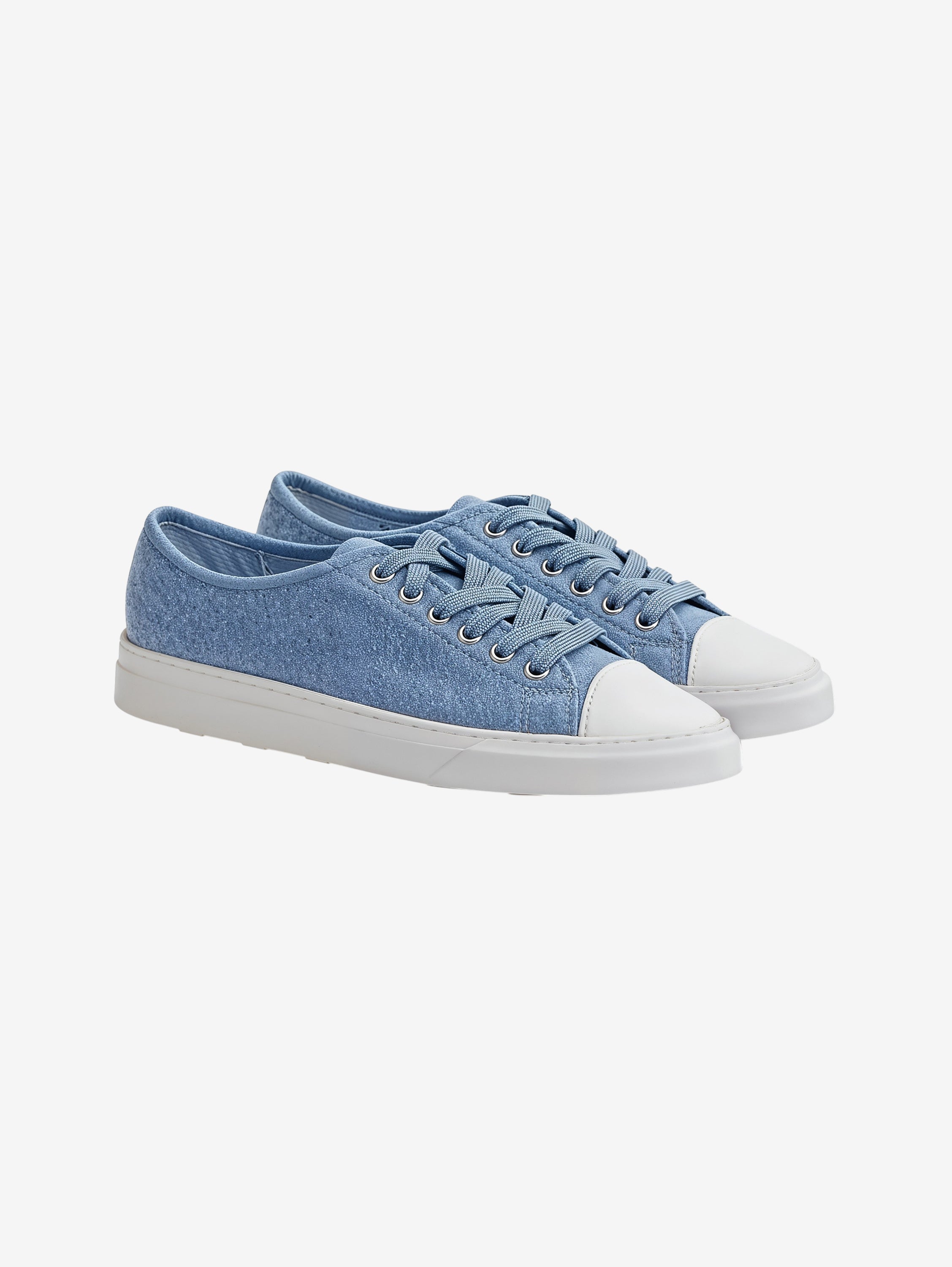 Low-Profile Denim Sneakers